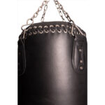 Punching bag “Genuine Leather” close up