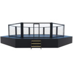 MMA Cage with sidewalk front