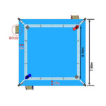 Boxing ring WAKO graphic